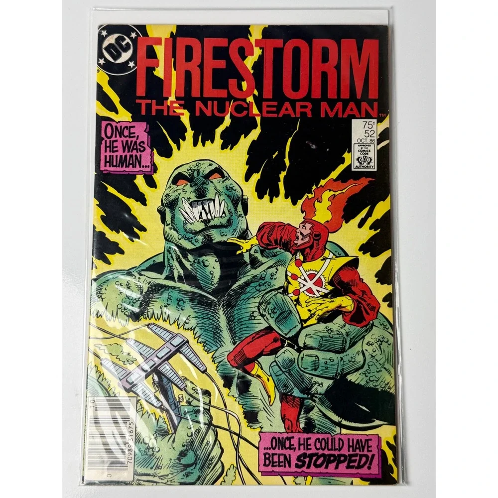 Firestorm The Nuclear Man #52 DC Comics Oct 1986 Bronze Age Superhero Comic Book